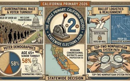 California Voters Head to Polls in Crowded Primary Election Race