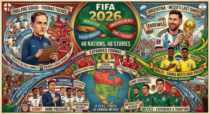 FIFA World Cup 2026 Squad Announcements Draw Global Attention