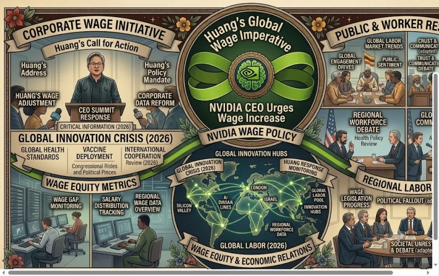 Nvidia CEO Jensen Huang Urges Companies to Pay Workers More