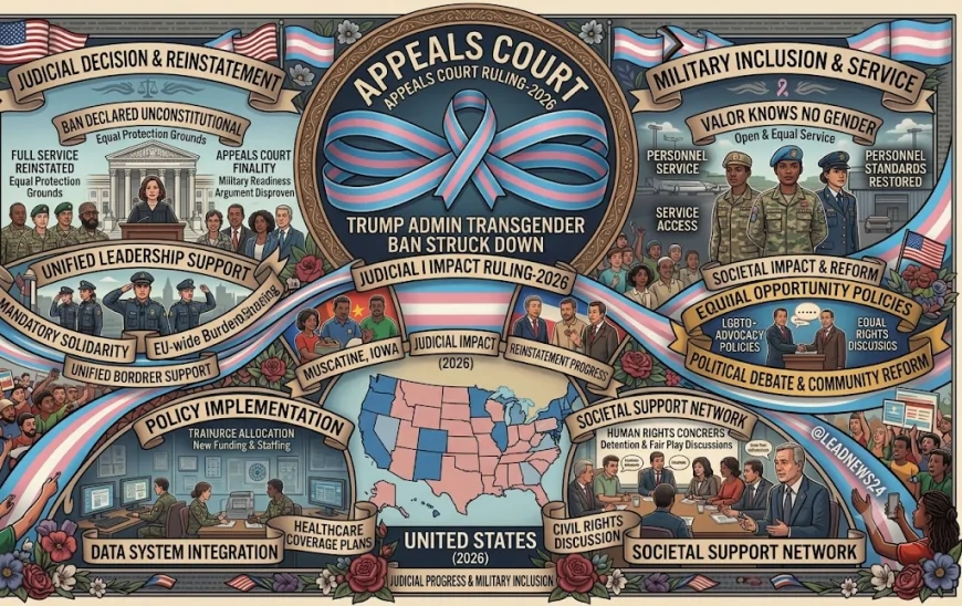 Trump Admin Transgender Military Ban Struck Down by Appeals Court